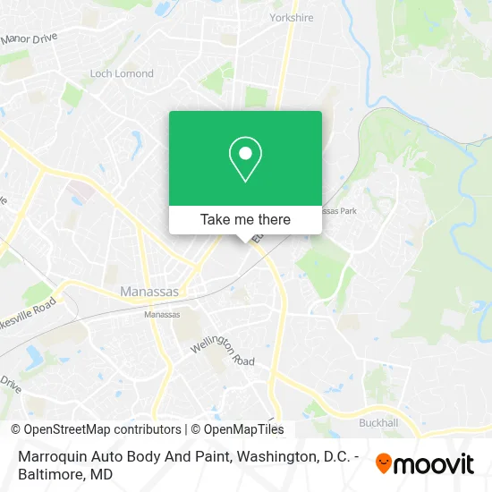 Marroquin Auto Body And Paint map