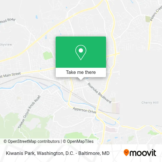 Kiwanis Park map