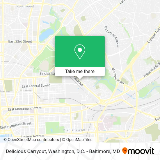 Delicious Carryout map