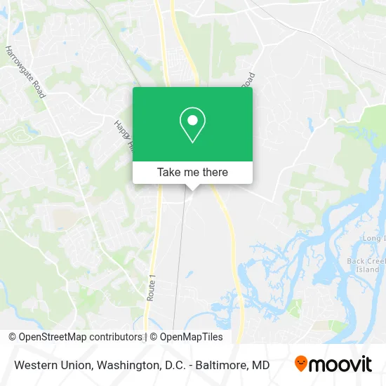 Western Union map
