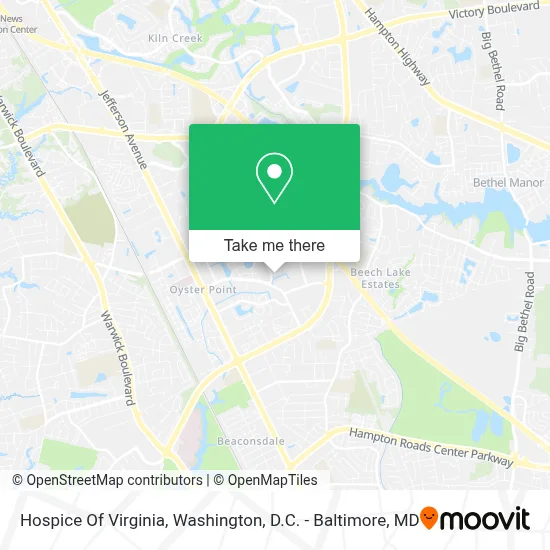 Hospice Of Virginia map