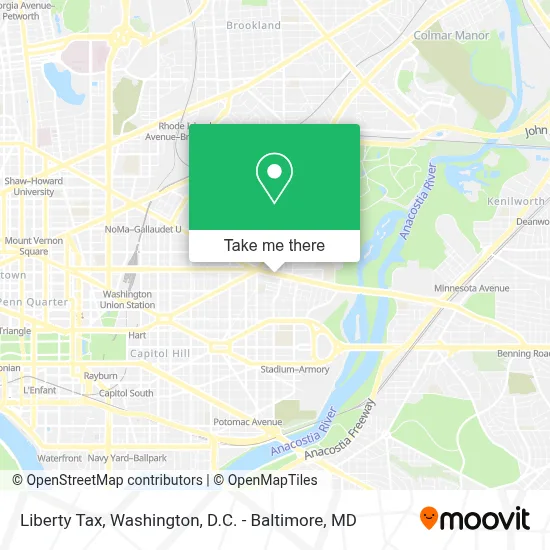 Liberty Tax map