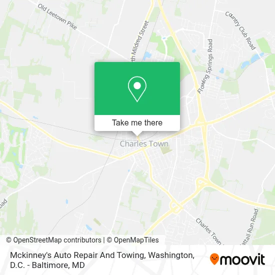 Mckinney's Auto Repair And Towing map