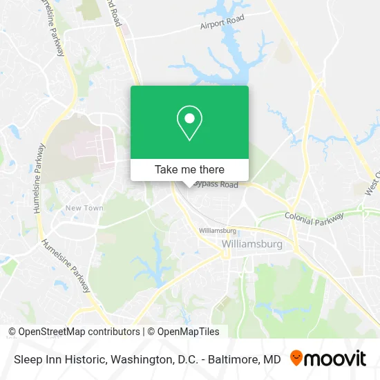 Sleep Inn Historic map