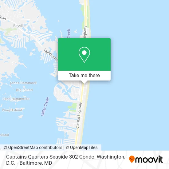 Captains Quarters Seaside 302 Condo map