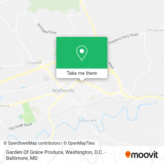 Garden Of Grace Produce map