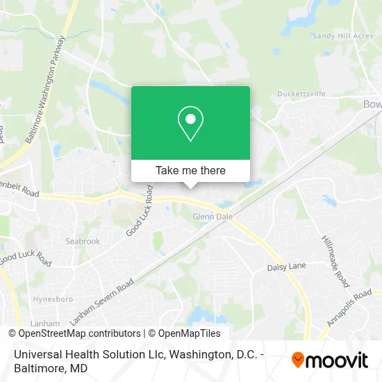 Universal Health Solution Llc map