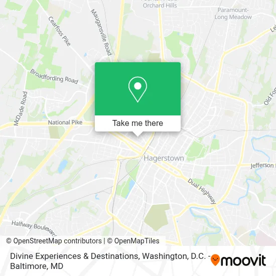 Divine Experiences & Destinations map