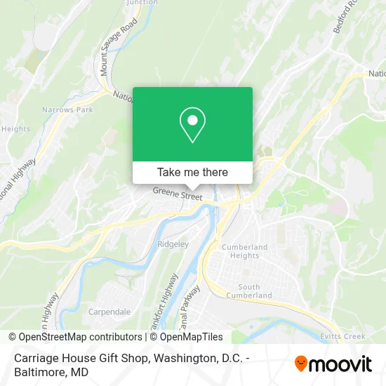 Carriage House Gift Shop map