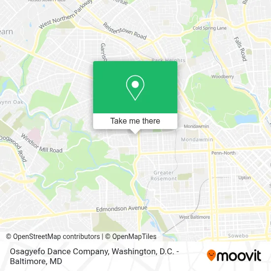 Osagyefo Dance Company map