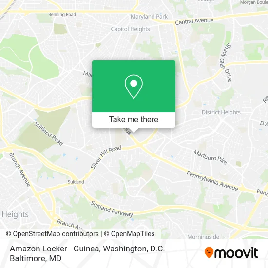 Amazon Locker - Guinea map