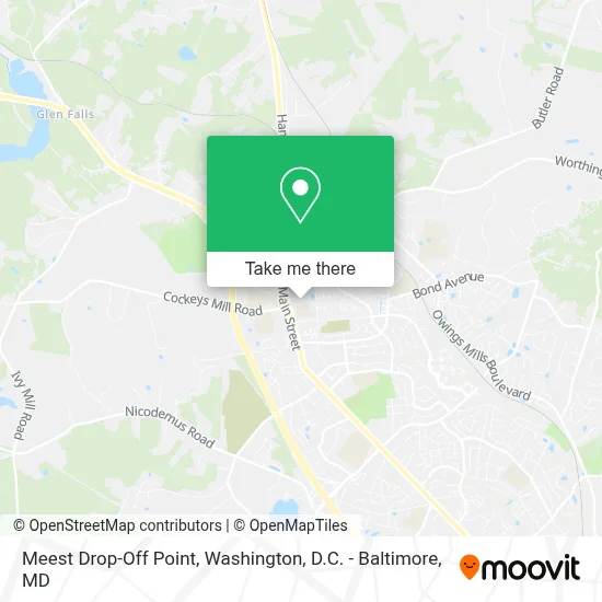 Meest Drop-Off Point map