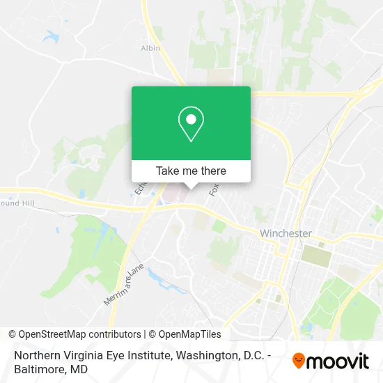 Northern Virginia Eye Institute map