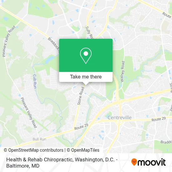 Health & Rehab Chiropractic map