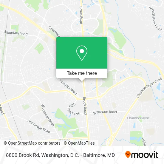 8800 Brook Rd map