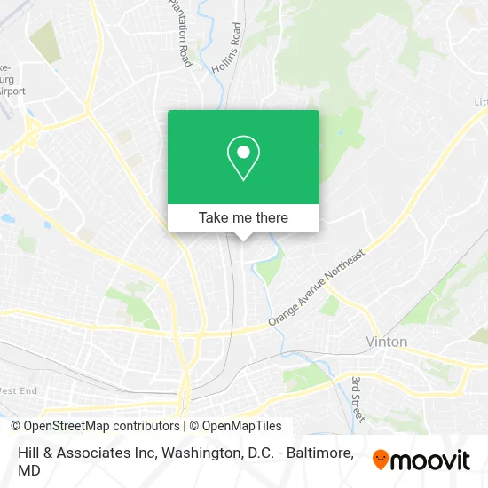 Hill & Associates Inc map