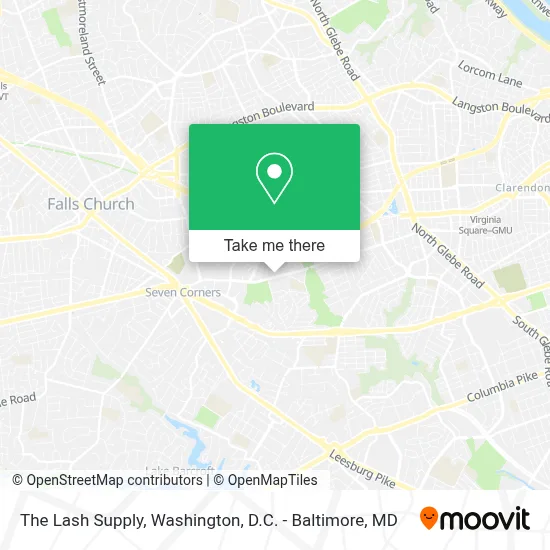 The Lash Supply map