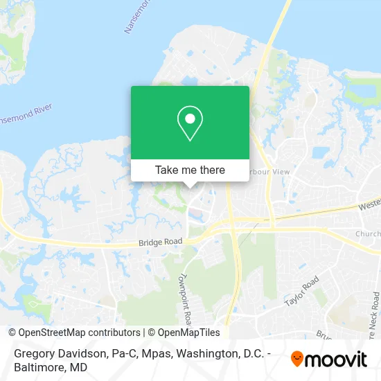 Gregory Davidson, Pa-C, Mpas map