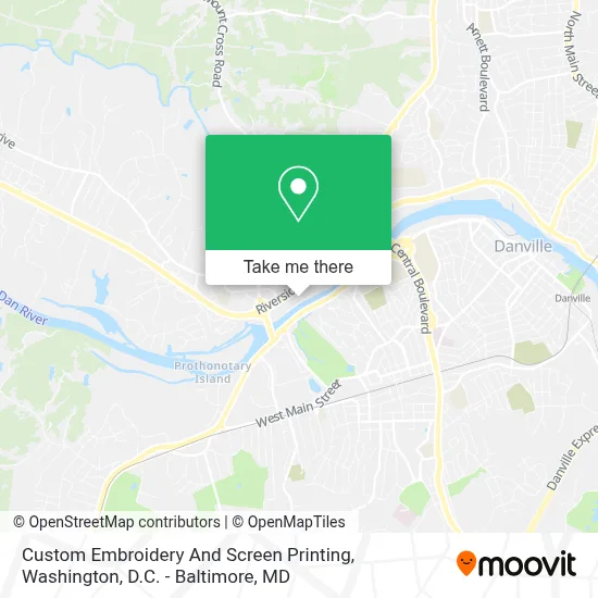 Custom Embroidery And Screen Printing map