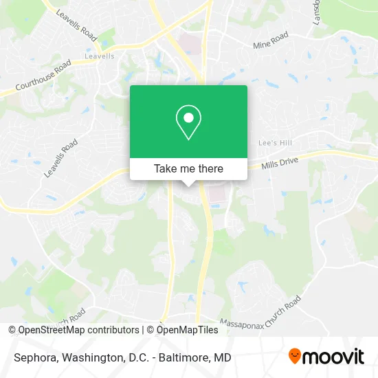 Sephora map