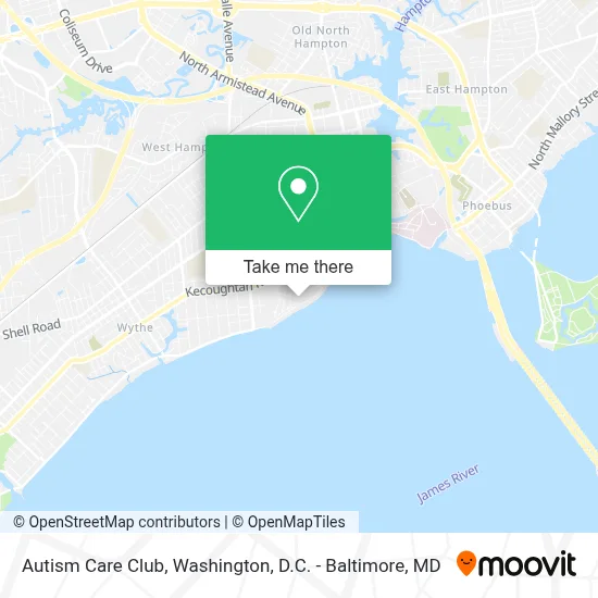 Autism Care Club map
