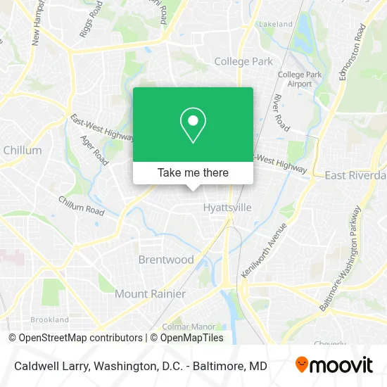 Caldwell Larry map