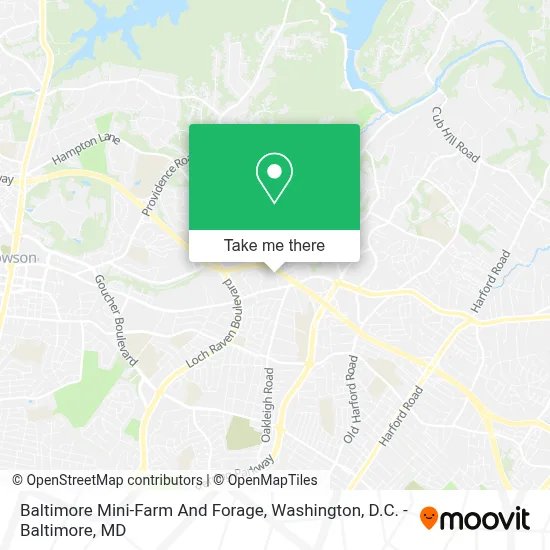 Baltimore Mini-Farm And Forage map