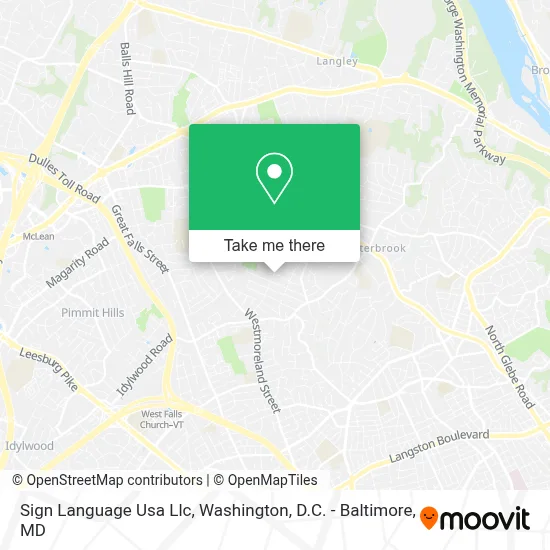 Sign Language Usa Llc map