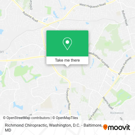 Richmond Chiropractic map