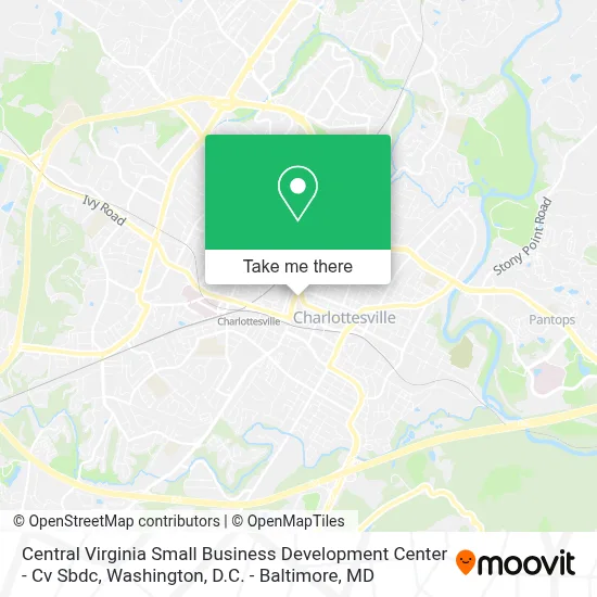 Central Virginia Small Business Development Center - Cv Sbdc map
