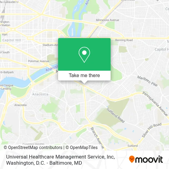 Universal Healthcare Management Service, Inc map