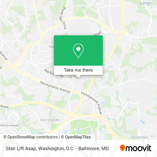 Stair Lift Asap map