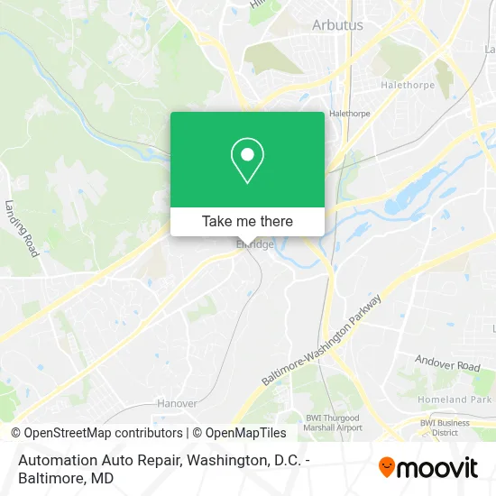 Automation Auto Repair map