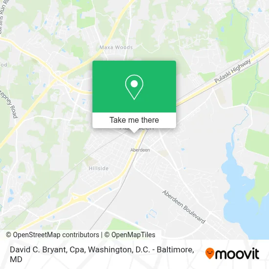 David C. Bryant, Cpa map