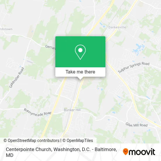 Centerpointe Church map