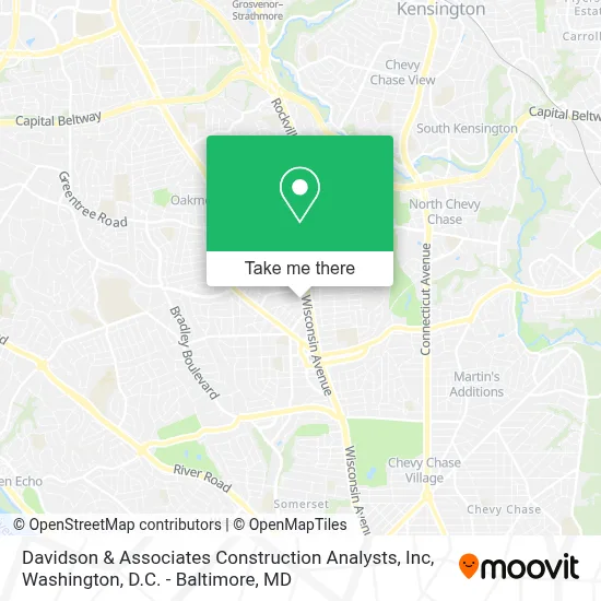 Davidson & Associates Construction Analysts, Inc map