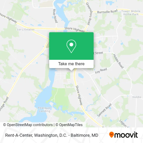 Rent-A-Center map