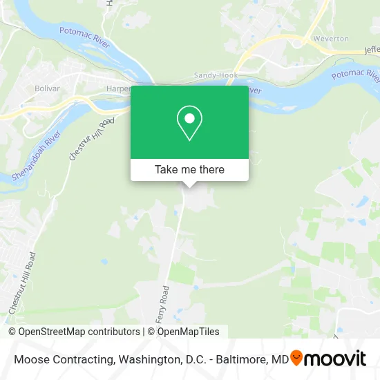 Moose Contracting map
