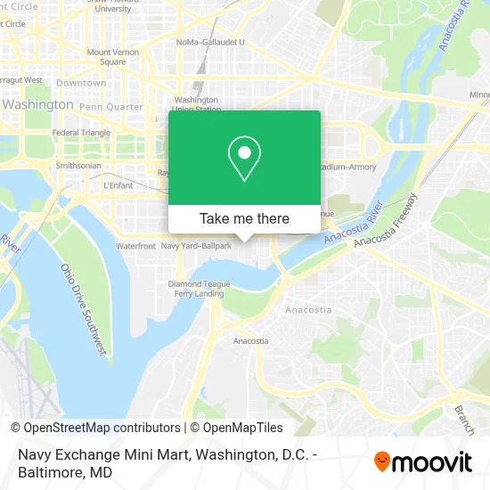 Navy Exchange Mini Mart map