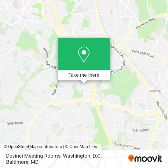 Davinci Meeting Rooms map