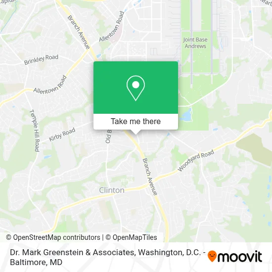 Dr. Mark Greenstein & Associates map