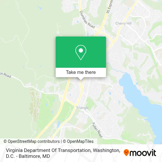 Virginia Department Of Transportation map