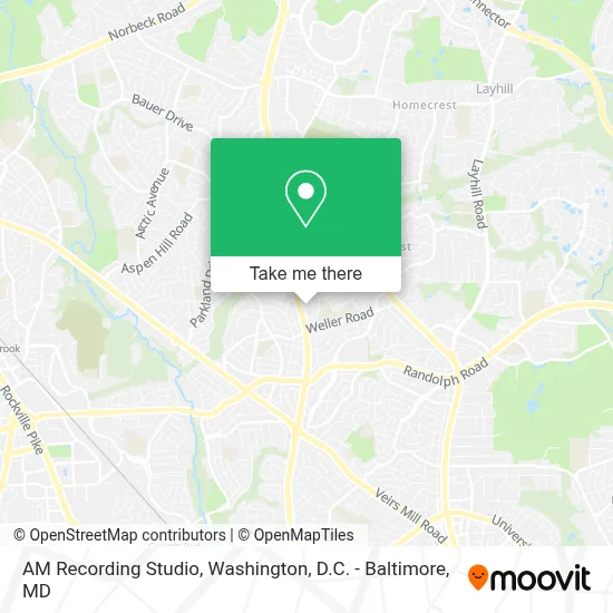 AM Recording Studio map