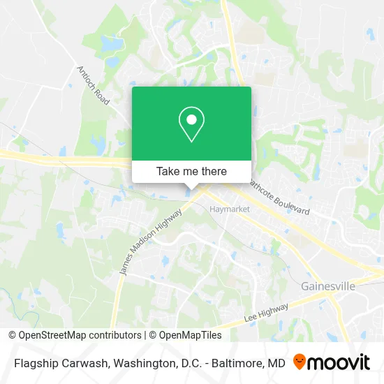 Flagship Carwash map