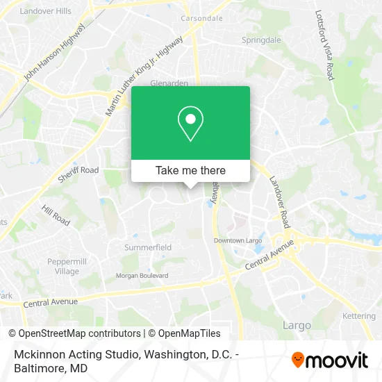 Mckinnon Acting Studio map