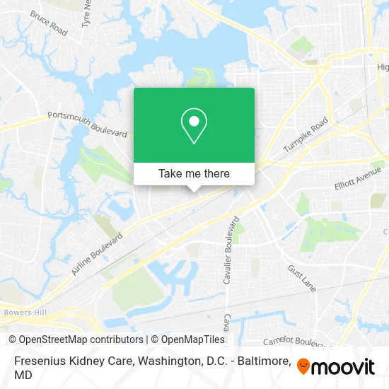 Fresenius Kidney Care map