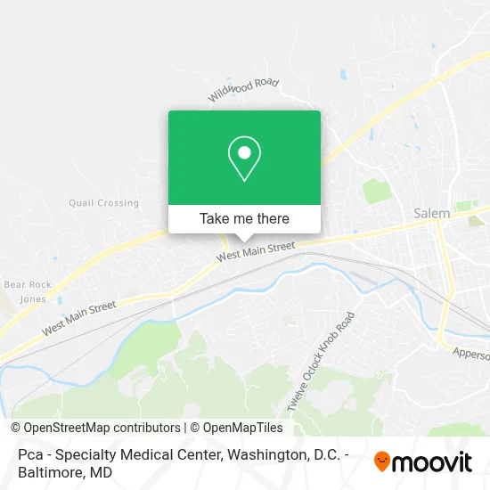 Pca - Specialty Medical Center map