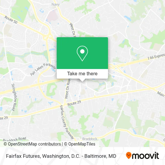 Fairfax Futures map