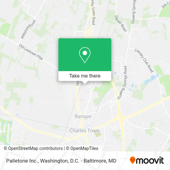 Palletone Inc. map