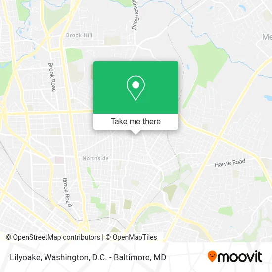 Lilyoake map